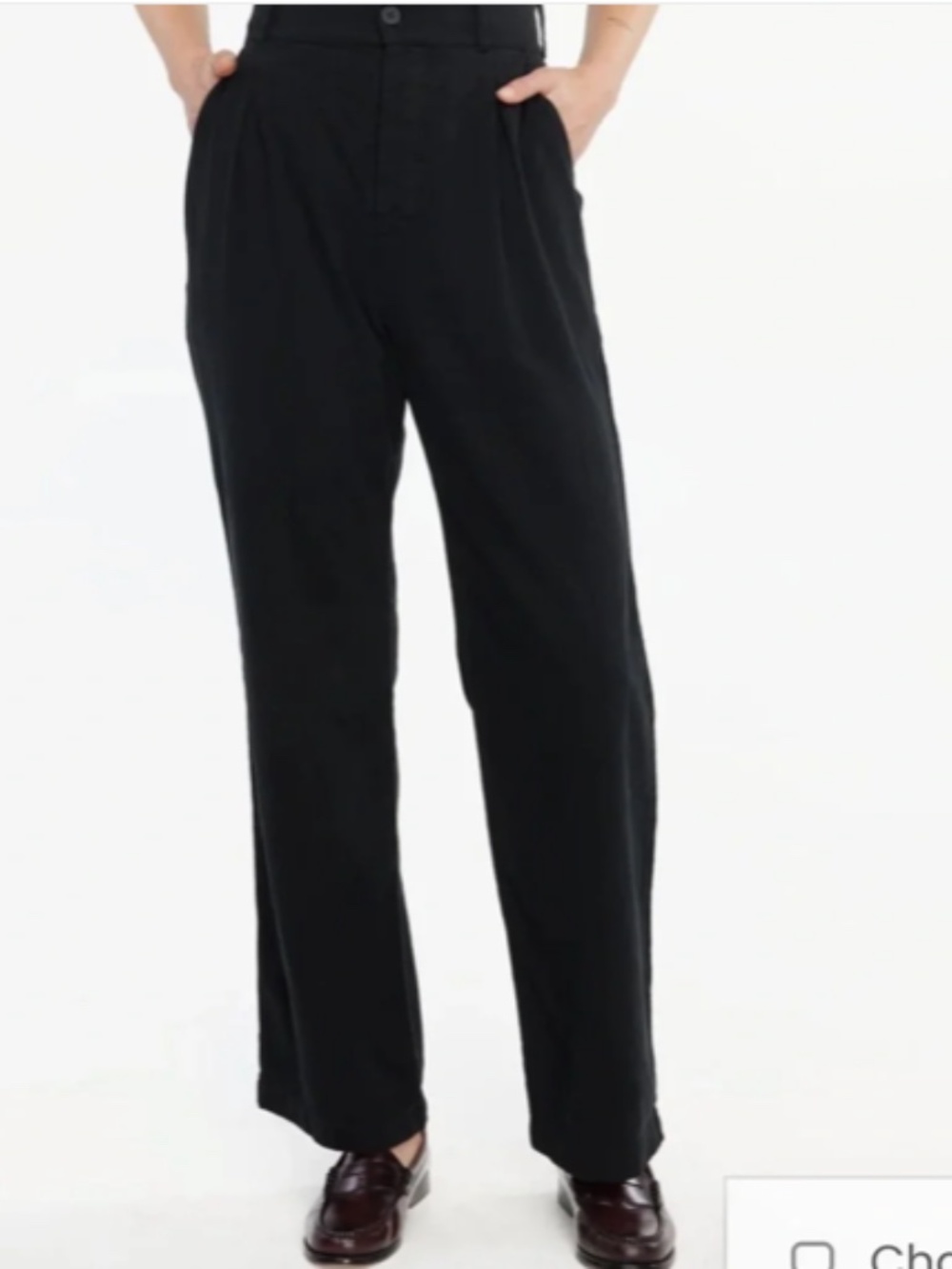 LACAUSA Echo pants, black size 8
